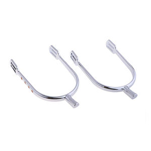 Horse Spurs Men Rider Horsemanship 2024 English Stainless Steel Spurs Western Riding Spurs Ecuestrian - Product Image 4