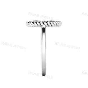 แหวนสตรีคุณภาพดีปรับแต่งได้ตามต้องการแบบเรียบง่ายคุณภาพสูงขายส่งราคาโรงงานผลิตในอินเดีย - Product Image 5