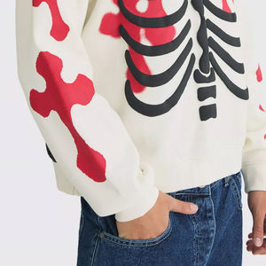 La última Sudadera con capucha con estampado de soplo para hombre a la moda para la venta en línea al aire libre Casual Street Hip Hop Style Men Puff Print Hoodie - Product Image 6