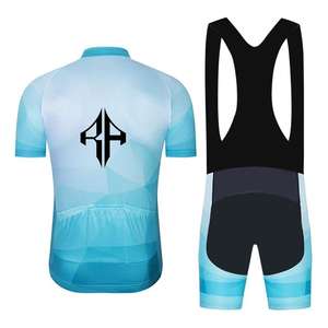 Nuevos conjuntos de Ciclismo de sublimación para hombres de gran venta 100% poliéster Premium de alta calidad precios baratos logotipo personalizado para hombres - Product Image 2