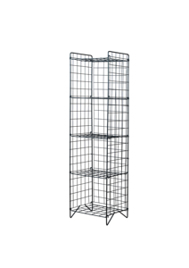 Estantería Metálica de Acero Inoxidable de 5 Niveles, Independiente y sin Respaldo, Diseño Moderno, Portátil y Resistente, Fácil de Usar en el Hogar u Oficina - Product Image 3