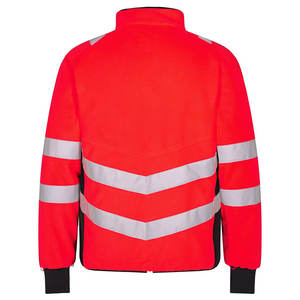 Vêtements de travail haute visibilité personnalisés de qualité supérieure, softshell de sécurité, bandes réfléchissantes, construction, vestes imperméables à fermeture éclair - Product Image 2