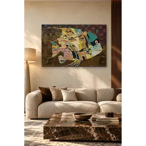 Fida Boris Ankin Poisson avec visage de femme, impression sur toile - Product Image 1
