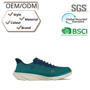 Chaussures de course personnalisables pour hommes et femmes, chaussures de sport respirantes, tige en maille Fly-knit et PU - Product Image 3