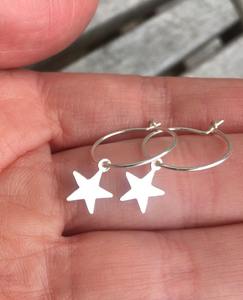 Pendientes de aro chapados en oro de 18 quilates de plata 925, pendientes de plata de ley al por mayor, joyería hecha a mano para mujeres y niñas, pendientes indios - Product Image 3