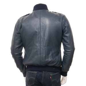 Chaqueta de cuero Real de estilo callejero para hombre Nuevo diseño de moda Cuero genuino Diseño de calle elegante para hombre Premium - Product Image 2