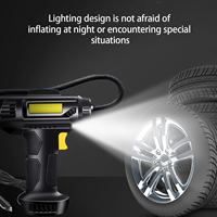 Gonfleur de pneus portable 150 PSI, pompe à pneus de voiture, compresseur d'air automatique