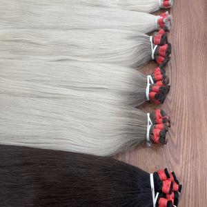 Extensions de cheveux en vrac, lisses naturelles, toutes les couleurs disponibles en stock maintenant, cheveux naturels de haute qualité, produit le plus vendu - Product Image 5