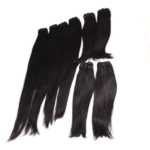 High Quality Natural bone straight human hair, human hair <b>crotchet</b> Hair Bundle Loose Deep Wave Yaki Bulk Hair - Product Image 4