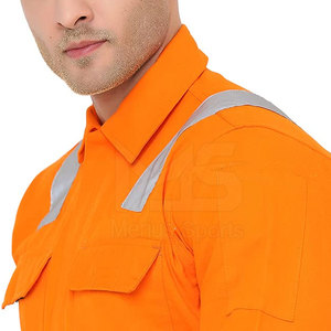 Abrigo cálido ignífugo para clima frío, a prueba de viento, reflectante, antiestático, anticorte, chaqueta de seguridad de nailon, ropa de moda - Product Image 4