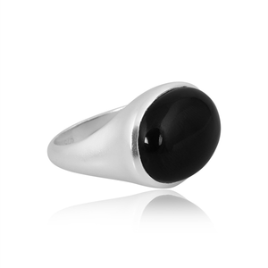 คอลเลกชันล่าสุด925เงินสเตอร์ลิงแหวนพลอยนิลสีดำธรรมชาติแหวนวินเทจเครื่องประดับตามสั่งผู้ผลิต - Product Image 4