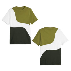 เสื้อยืดแขนสั้นทรงสลิมฟิตสำหรับผู้ชายออกแบบโลโก้ตามสั่งเป็นมิตรกับสิ่งแวดล้อมผลิตจากโรงงาน - Product Image 3