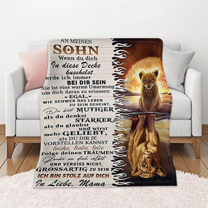 Custom Printed Love Envelope Flannel Throw Blanket for <b>Sofa</b> <b>Bed</b> Soft Fleece Couch Blanket - Product Image 4