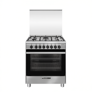 Glem SA765MI6 Stainless Steel 5-Zone Gas Cooker with Electric <b>Oven</b> Class a (70x60x85cm) Specialist Ranges Product - Product Image 2