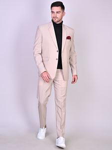 ชุดสูทกางเกงสำหรับผู้ชายชุดทักซิโด้เข้ารูปลายสก็อตสำหรับงานเลี้ยงงานแต่งงานผู้ผลิตขายส่งในราคาที่ดีที่สุดผลิตในอินเดีย - Product Image 2