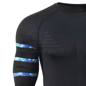 Top Venta Mejor Producto Rash Guard En Manga Larga Último Diseño MMA Wear personalizado Color Rash Guard - Product Image 4