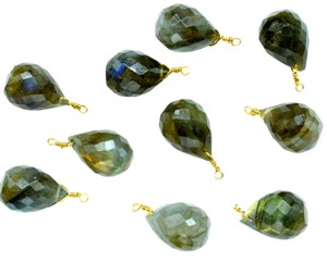 Colgante de Piedra de Cuarzo Rutilado Negro Genuino, Forma Oval Facetada, Joyería de Plata de Ley 925, Tamaño 10x12mm - Product Image 3