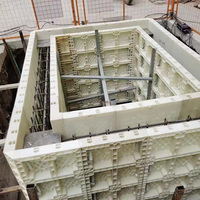 Système de coffrage en plastique modulaire et réutilisable MINGLEI pour le béton