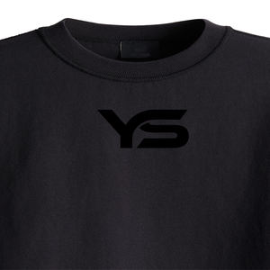 เสื้อยืดผ้าฝ้ายน้ำหนักเบาสำหรับผู้ชายเสื้อผ้าแนวสตรีทวินเทจสีดำขนาดพลัสไซส์220ย้อมสีธรรมดา - Product Image 4