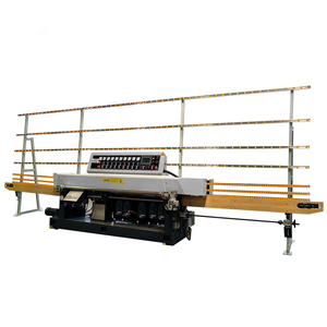 Máquina de Pulido y Biselado de Vidrio de Línea Recta con 4 Husillos y 9 Cabezas de Pulido, Controlada por PLC, Accionada por Motor, 220V/380V - Product Image 4