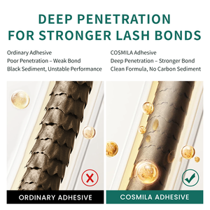 COSMILA HQ Free 99,8% Monomère japonais 0,5-1s Séchage rapide Vegan Sans cruauté Liquide Colle pour extensions de cils Imperméable Anti-huile Tout - Product Image 3