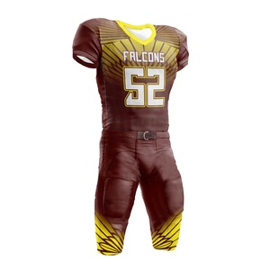 Nuevo Conjunto de Uniforme de Fútbol Americano Personalizado, Pantalones y Camiseta de Secado Rápido con Protección Anti-UV para Hombre - Product Image 3