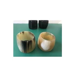 Best Manufacturer Real Cow Horn Napkin Ring Royal Design for Wedding Party Table Decoration Ox Horn Napkin Ring Very Good Price - Product Image 1