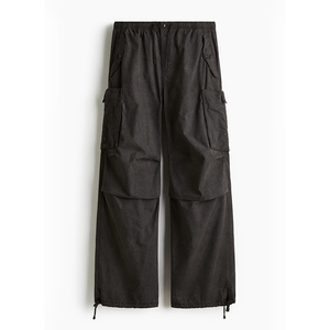 Pantalon Cargo personnalisé à la mode pour hommes, coupe ample, jambe droite, plusieurs poches, lavage moyen, tenue de plein air décontracté, style baggy - Product Image 2