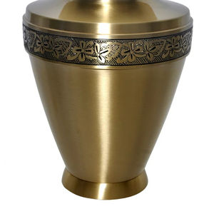 Urne funéraire en métal de qualité supérieure, taille personnalisée OEM, pour cendres d'adultes, écologique, durable, 220 pouces cubes, fournitures funéraires en gros - Product Image 6