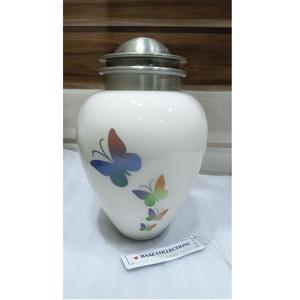 Meilleures ventes Urne funéraire en métal soufflé à la main unique Fournitures funéraires artistiques pour le souvenir éternel Vente en gros directe - Product Image 1