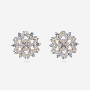 <b>Crystal</b> Zircon <b>Earrings</b>-Elegant and Dazzling - Product Image 1
