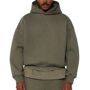 Sweat à capuche surdimensionné en molleton français de haute qualité, sweat à capuche unisexe, sweat à capuche pour homme, broderie en relief 3D, sweats à capuche personnalisés - Product Image 4