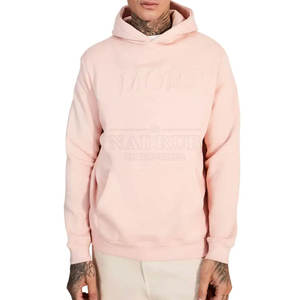 2025 Venta directa de fábrica Hombres Sudaderas con capucha en relieve Logotipo personalizado En nuevo stock Hombres Sudaderas con capucha en relieve - Product Image 1