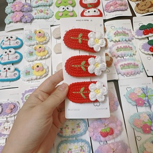 Crochet Hair Clips for Girls Women, <b>Vintage</b> Hair Clips, Hair <b>Accessories</b> Toddler and Baby Fringe Clips OEM Made in Vietnam - Product Image 3