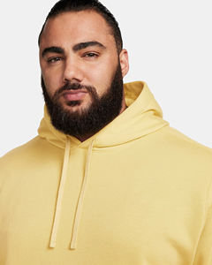 เสื้อมีฮู้ดสีเหลืองทองสำหรับผู้ชายเสื้อสเวตเตอร์แบบสวมหัวสไตล์ฮิปฮอปพร้อมดีไซน์ปักลายปรับแต่งได้ - Product Image 6