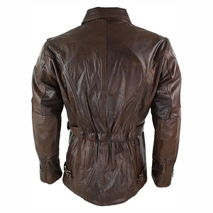Veste en cuir de haute qualité pour hommes vente en gros - Product Image 5
