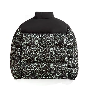 Veste matelassée en toile à col montant pour homme OEM, rembourrée, imperméable, respirante, réversible - Product Image 2