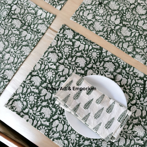 Vente en gros de napperons et serviettes de table en coton imprimé - Product Image 2