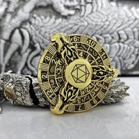 Jeu de dés Dragon Roulette Spinner pour le MDN, 7-en-1 Dragon Metallic D & D Dice avec étui cadeau pour donjons et jeu Dragon