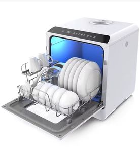 LIVRAISON RAPIDE Lave-vaisselle miniature portable industriel à poser sur comptoir, réservoir d'eau intégré de 5 L, pas besoin de raccordement, 6 programmes de lavage, garantie de 3 ans - Product Image 3