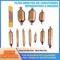 Filtre déshydrateur en cuivre avec déshydratant