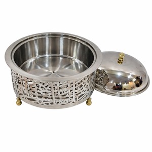 Olla de Acero Inoxidable de Lujo para Buffet, Calentador de Alimentos, Plato para Servir, Tapa Ecológica - Product Image 4