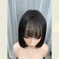Peluca de Cabello Virgen Vietnamita Premium con Frente de Encaje HD sin Pegamento y Línea de Cabello Natural para Compradores de Salón y Venta al por Mayor Internacional de Productos de Belleza
