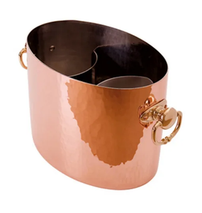 Refroidisseur de bouteille de champagne seau à glace en métal en gros acier inoxydable Barware bac à glace décoratif pour bouteilles de bière - Product Image 1