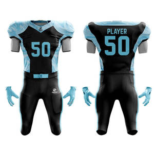 Nouveau design Ensemble 2 pièces pour jeunes avec maillots et pantalons à manches courtes Uniformes de football américain Ensembles Maillot de football américain - Product Image 1