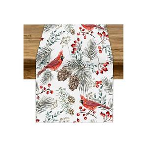 Exportateur Qualité 100% Pur Coton Brodé Fête De Mariage Fleur Blanche Chemin De Table à Vendre - Product Image 3