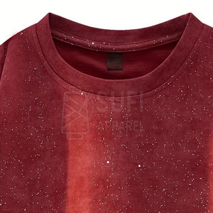 T-shirts Homme Grande Taille Qualité Professionnelle 100% Coton Tricoté Anti-humidité Séchage Rapide Respirant Écologique Uni Manches Courtes - Product Image 3