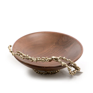 Bol de noix décoratif et attrayant en acier inoxydable poli brillant pour la maison hôtels bol à dessert de nourriture de fantaisie accessoire de table - Product Image 4