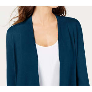 Cardigan da Donna Alfani con Stampa Floreale, Maniche Annodate e Decorazione a Bottoni, Verde, Taglia Piccola, Stile Casual per la Stagione Autunnale - Product Image 2