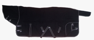Alfombra láser para carreras de caballos de invierno de alta calidad al por mayor, forro de nailon 210, cuello alto, hebilla de Metal frontal, forro polar de algodón impermeable - Product Image 6